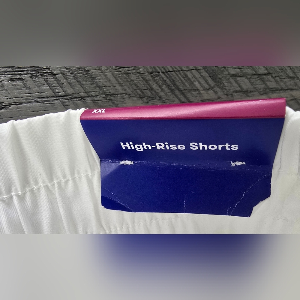 NEW Women's Mid-Rise Double Layer Flowy Run Shorts White JoyLab XXL - Picture 3 of 4